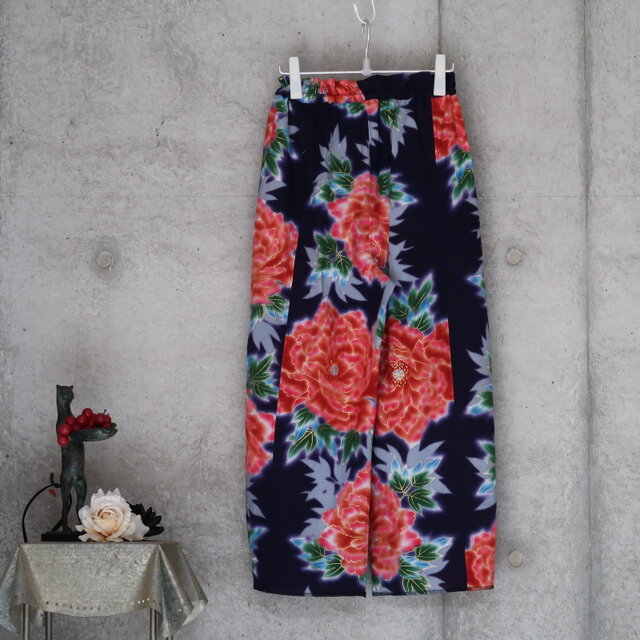 福豆／着物リメイク／バルーンパンツ ★フリーサイズ二本 福豆様専用／着物リメイク／バルーンパンツ ☆フリーサイズ二本