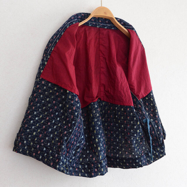 書生絣 木綿着物 まとめ売り ４点４柄 リメイク材料 古布 藍染め 古布木綿絣はぎれ16枚①アンティーク着物生地リメイク備後久留米