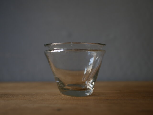 古い昔のコンフィチュールポット A フランスアンティーク ガラス