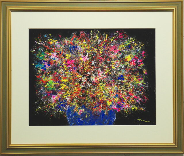 Flowers」(NO.2420) 6号F （アートメーターで売却済み） 画像を