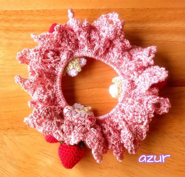 ♡専用♡ハンドメイドシュシュ ⊹⁺⸜(ᐡ⸝ɞ̴̶̷ ·̮ ɞ̴̶̷⸝ᐡ)⸝⁺⊹ ハンドメイドシュシュ☆ベージュ - メルカリ