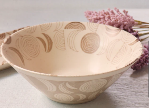 大特価】【新品】 美濃焼玉葱柄ラーメン鉢10点セット サイズ：直径