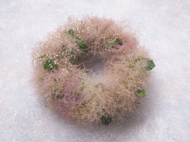 2.スモークツリー丸リース