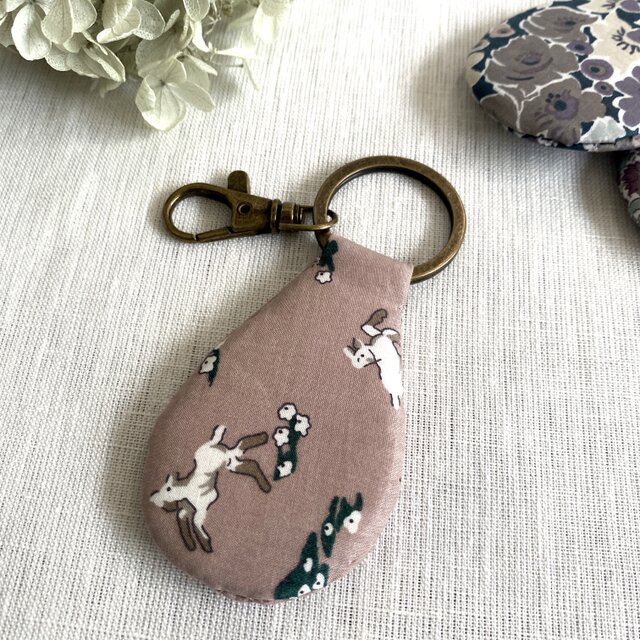 ＊リバティキーホルダー＊ふんわりキーホルダー