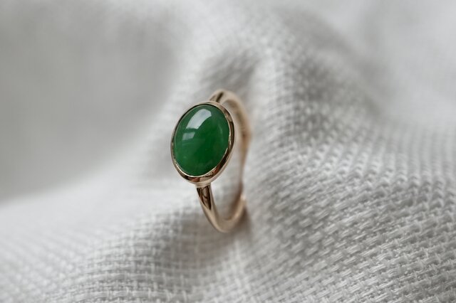 K10[インペリアルjadeite]翡翠ring | iichi 日々の暮らしを