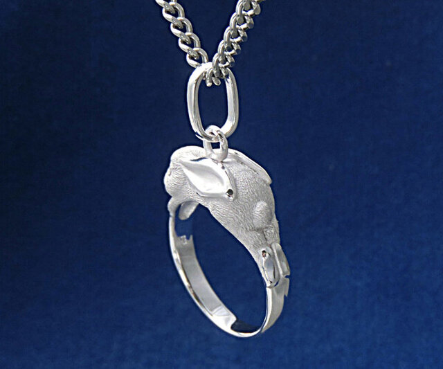 〜fairy様〜天然石　レジンネックレス　【うさぎ×機関車】 fairy様〜天然石 レジンネックレス 【うさぎ×機関車】 紫陽花の