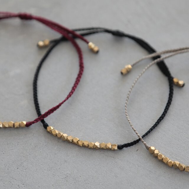 brass bracelet / cut