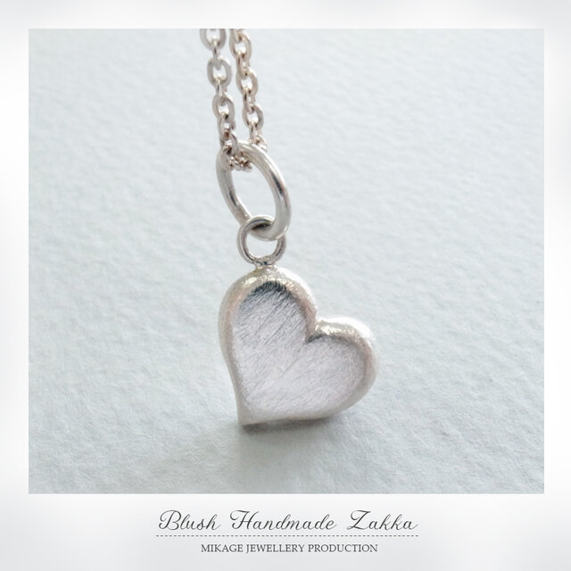 〚 heart 〛sv925 simple heart pendant