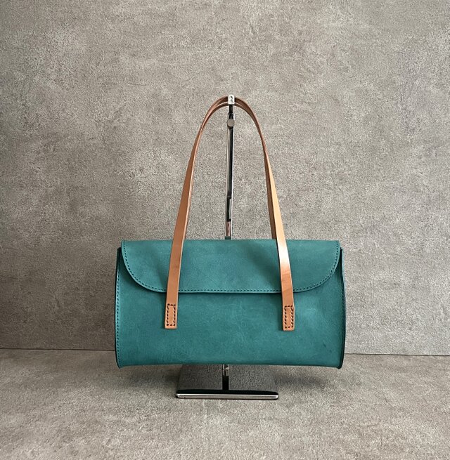 GHERARDINI ゲラルディーニ ターコイズ エメラルド ハンドバッグ