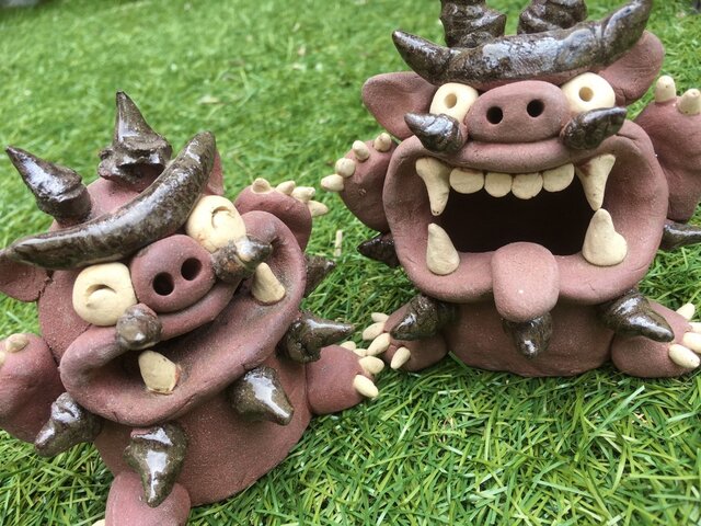 シーサー PICK UP ITEM】 シーサー ¥6,600〜 @mi.shisa さんの個性的なシーサー