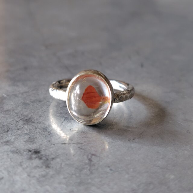 リモナイトインクォーツシルバーリング#13