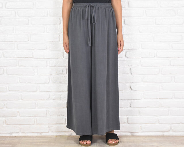 chez vidalencアンティークリネンキュロットパンツ CHEZ VIDALENC – 180 The Store