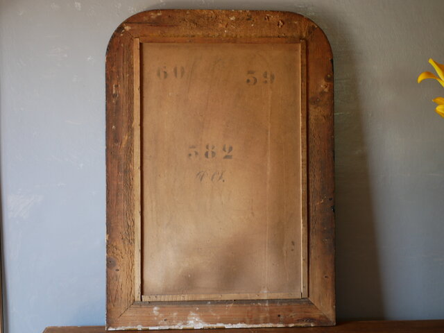 アンティーク　ミラー　ウォールミラー　デコラティブ　ナポレオン3世　希少 アンティーク ミラー ウォールミラー デコラティブ ナポレオン3世 希少