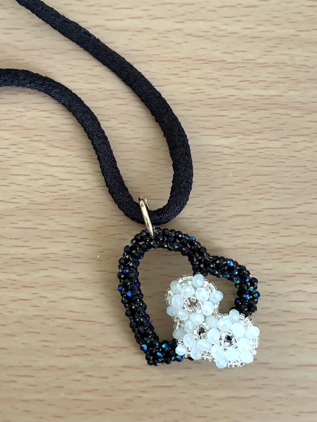 ダブルハートネックレス