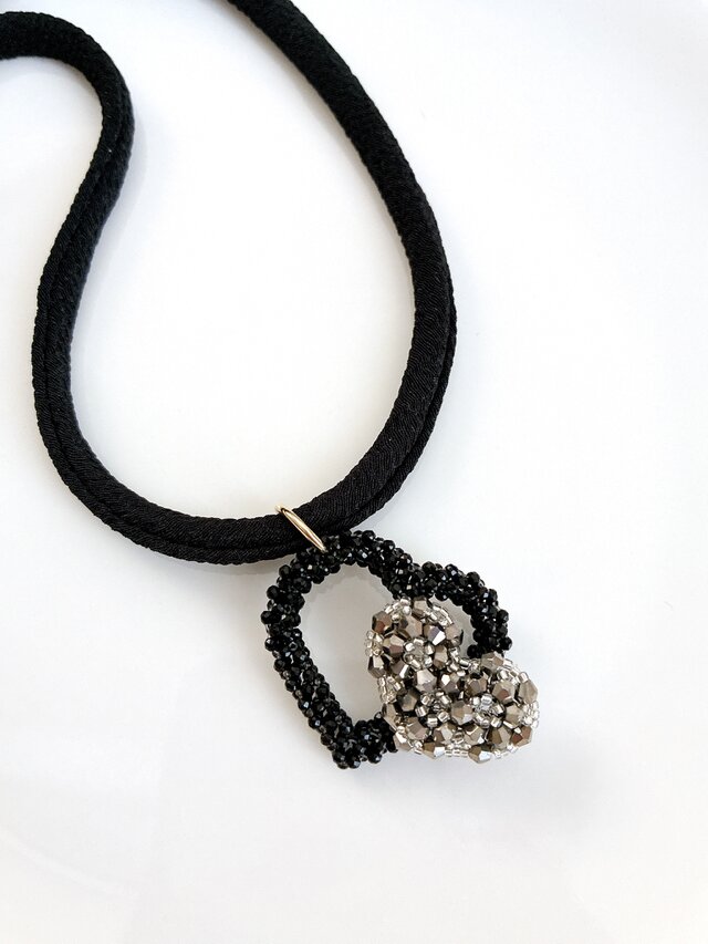 ダブルハートネックレス