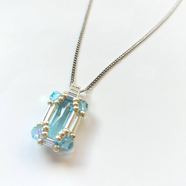 Sale】☆キット☆アクアマリンペンダント | iichi 日々の暮らしを