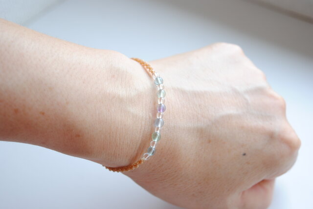 n様❁⃘*.゜フローライトブレスレットと同梱 フローライトのブレスレット - 〈30㎤〉 Ghost_Panda's working