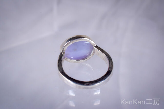 ラベンダー翡翠ガネーシャカービングリング K18 Incense ラベンダー翡翠 リング | SAICHI JEWELRY