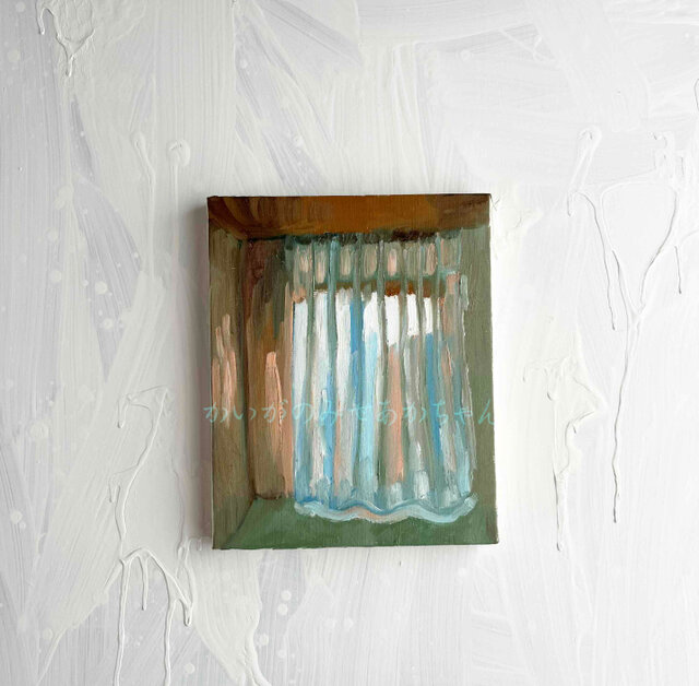 原画「部屋の中 8」F3・油彩画 | iichi 日々の暮らしを心地よくする