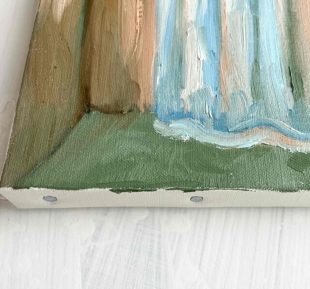 原画「部屋の中 8」F3・油彩画 | iichi 日々の暮らしを心地よくする