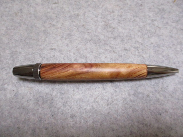 肥松（赤松)ジン 金襴杢 幻の「なめら松」 蜜蝋ワックス仕上げ 回転式