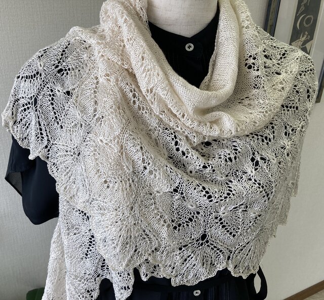 お値下げしました！シルクショール シルクウールサテンストール | COOVA ONLINE SHOP