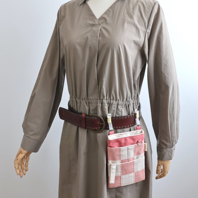 3/31までセール✨帆布の2way移動ポケット 在庫限り しっかりタイプ