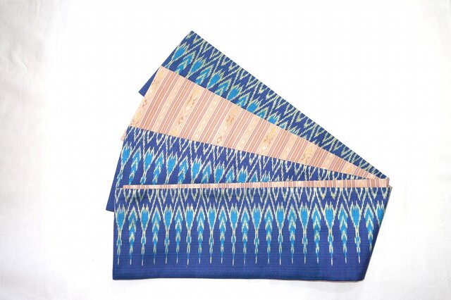 半幅帯　ハンドメイド　裂織の布　手織り　帯締め付き(USD品) レトロ風 楽天市場】半幅帯 リバーシブル 全4色 ブランド おりびと 織美桐