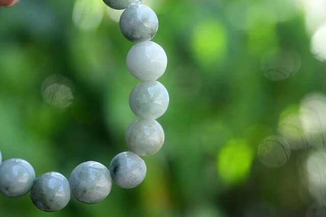 大粒☆ミャンマー産☆本翡翠☆ブレスレット1618 | iichi 日々の暮らし