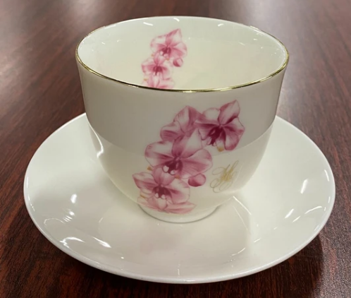 ◇新品◇美濃焼/花柄コーヒーカップ＆ソーサーセット 1個のサイズ