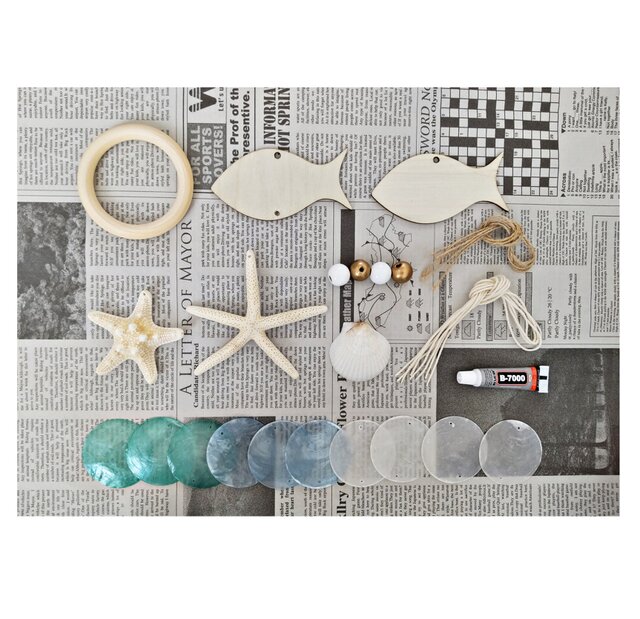 海辺のウィンドチャイムキット☆夏休み工作 | iichi 日々の暮らしを