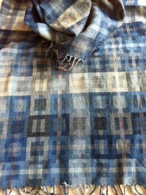 ■■■藍木綿ストール