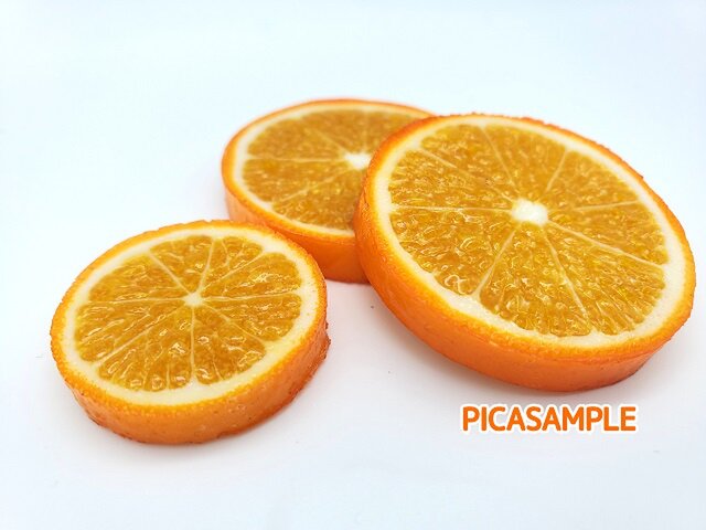 オレンジ（両面細工）大サイズ☆リアル食品サンプルのフルーツ