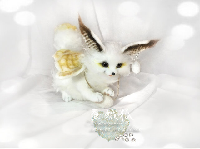 アートドール　黄ネコ幻獣　羊毛フェルト it-66ac349838021-1200.jpg