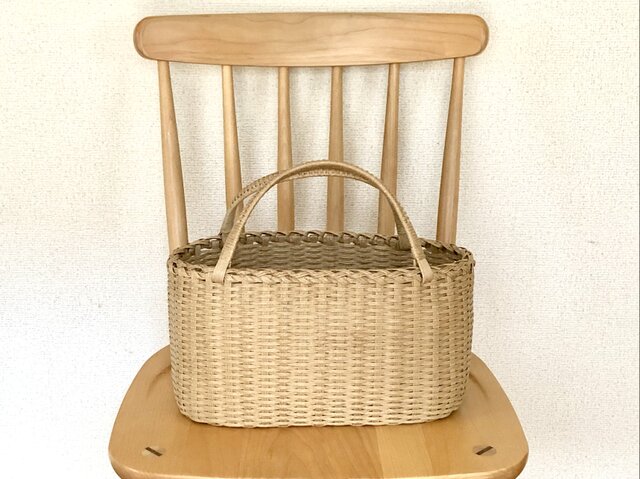 エコクラフト ちかこピンク色の家型カゴ ハンドメイド クラフトバンド エコクラフト ピンクのカゴ - メルカリ