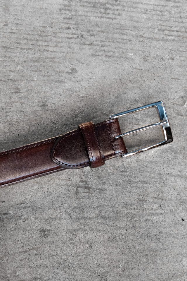 CAMEL / 幅30mm ビジネスベルト / ハーネスレザー / オメガ付き