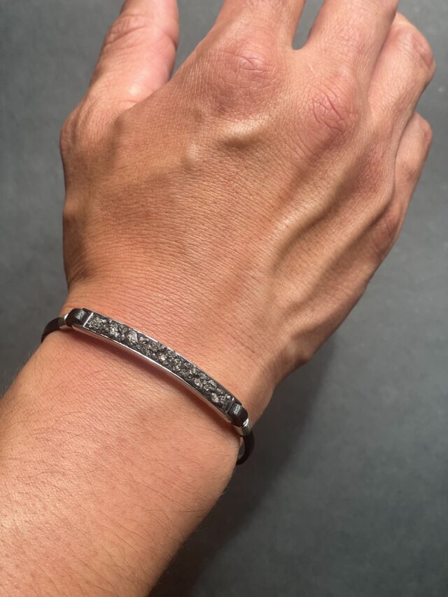 玉鋼の煌めきブレスレット（メンズ） | iichi 日々の暮らしを心地よく