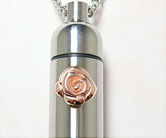 silver 925 薔薇 ロケット ペンダント ピルケース ローズ シルバー