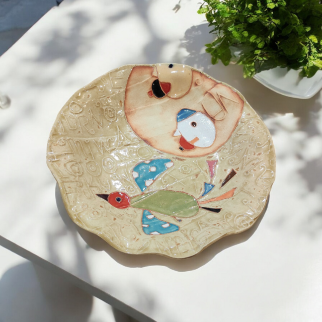 『黄瀬戸』明るく、楽しく、美味しく！中鉢1　2024