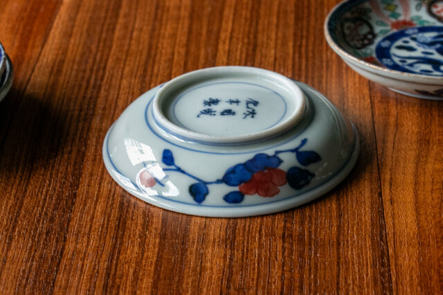 古伊万里 染錦 雲龍花鳥文 豆皿 明治時代 E215B | iichi 日々の暮らし