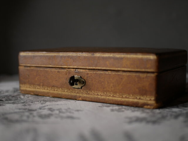 フランスアンティーク ジュエリーケース　小物入れ　ブロカント ジュエリーケース フランス アンティーク 0501578 | jinen_antique