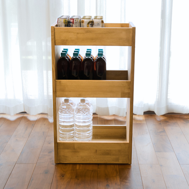 サービスカート　キッチン ワゴン ボトルラック　キッチン　アンティーク　レトロ iri-0054_1k.jpg