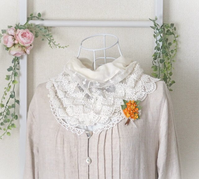 [でこ]　レース編みのブーケ でこ] レース編みのブーケ でこ様専用] レース編みのブーケ （ar