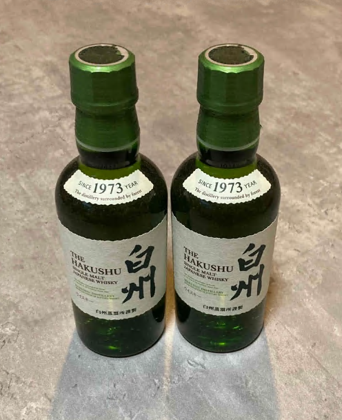サントリー 白州 12年 旧ボトル 2本 箱有り づらく サントリー 白州 12年 旧ボトル 2本 箱有り づらく