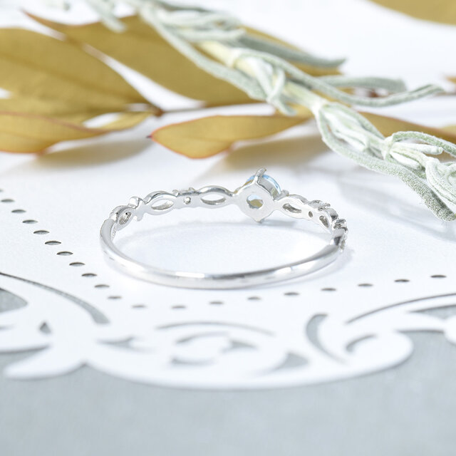 プラチナ900 サンタマリア アクアマリン リング CD068CIBS | iichi