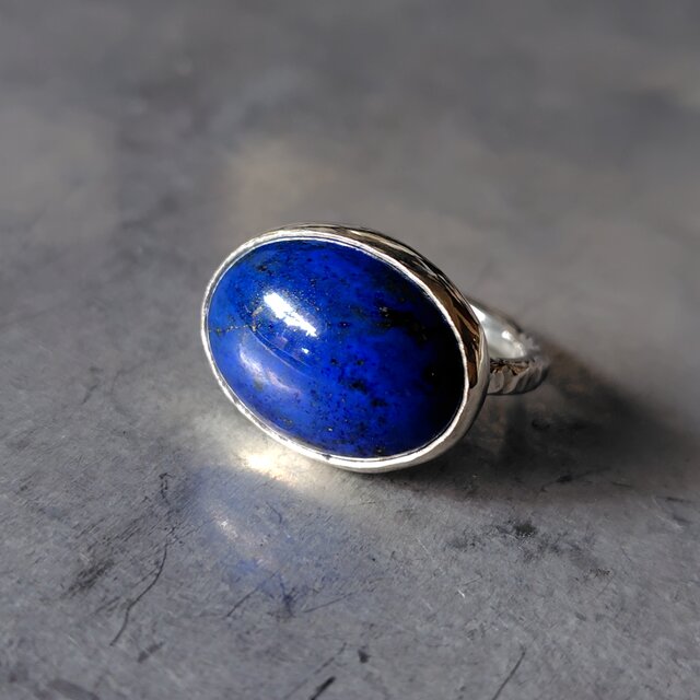 ラピスラズリシルバーリング#12