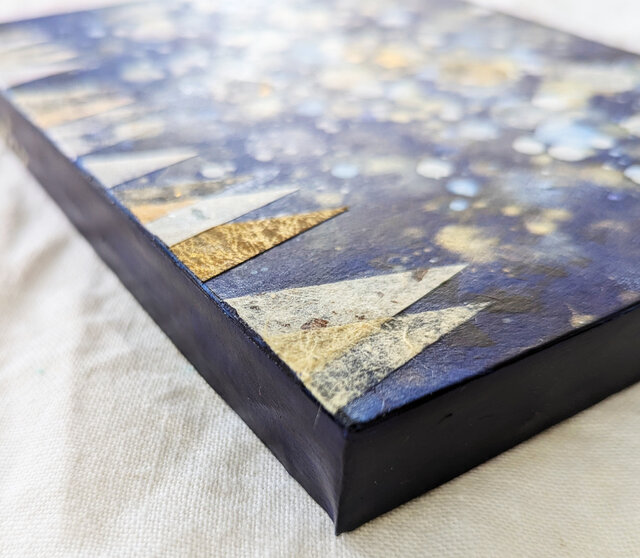 星と森F0号 アクリル原画 | iichi 日々の暮らしを心地よくする