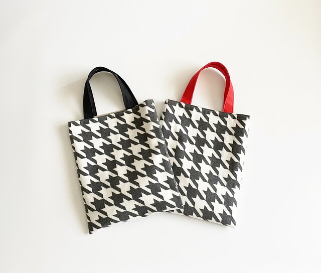 【新品・値下げしました】オロビアンコ／A4サイズトートバッグ／チェック柄「千鳥格子」 トートバッグ レディース a4 大きめ ギンガムチェック柄 千鳥柄 大容量
