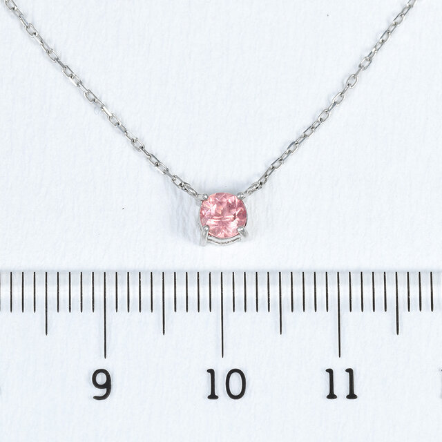 プラチナ ロードクロサイト スイートホーム産 ペンダント ネックレス