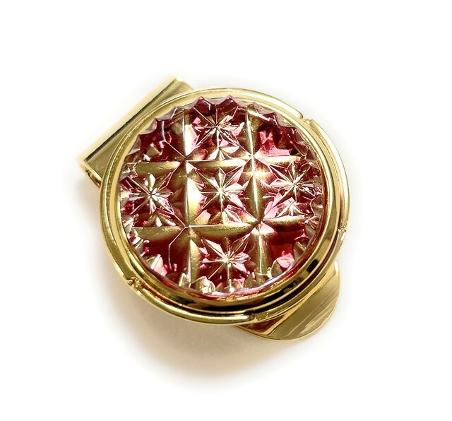 東京切子ゴルフマーカー 輝七宝 〜かがやきしっぽう〜 クリアー